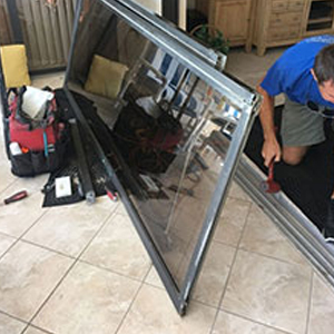 sliding glass door frame repair Pinewood